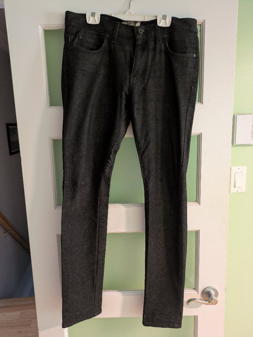 Naked & Famous Black Stretch Jeans
